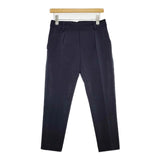 Brahmin サイズ40 トリアセテートポリエステル イージースラックス パンツ ネイビー レディース ブラーミン【中古】5-1124G∞