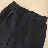 Brahmin サイズ40 トリアセテートポリエステル イージースラックス パンツ ネイビー レディース ブラーミン【中古】5-1124G∞