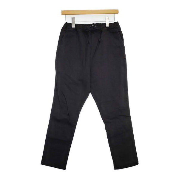 TRAVAIL MANUEL TM5012-211-1 ストレッチデニムペグパンツ コットン パンツ ブラック レディース トラバイユマニュアル【中古】5-1124G∞