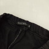 TRAVAIL MANUEL TM5012-211-1 ストレッチデニムペグパンツ コットン パンツ ブラック レディース トラバイユマニュアル【中古】5-1124G∞