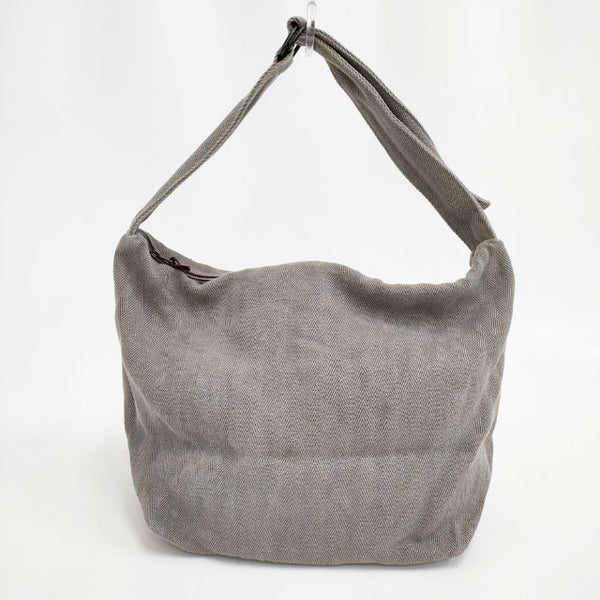 ateliers PENELOPE ヘリンボーン ショルダーバッグ グレー レディース アトリエぺネロープ【中古】5-1122G∞