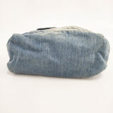 caqu デニム ダメージ加工 トートバッグ ブルー レディース サキュウ【中古】5-1122G∞