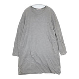 homspun 162-6186 コットン ワンピース グレー レディース ホームスパン【中古】6-0308M∞