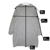 homspun 162-6186 コットン ワンピース グレー レディース ホームスパン【中古】6-0308M∞