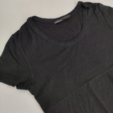 GALERIE VIE コットン サイズ1 ロング丈 半袖Ｔシャツ カットソー ブラック レディース ギャルリーヴィー【中古】6-0423S∞