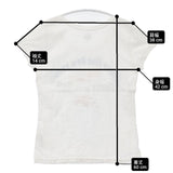 45R/45rpm monica ロゴ 半袖Ｔシャツ カットソー ホワイト レディース フォーティーファイブアールピーエム【中古】6-0423S∞