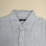 JOURNAL STANDARD リネン 長袖シャツ ブルー レディース ジャーナルスタンダード【中古】6-0308M∞
