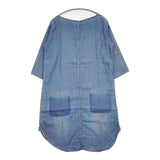 JOURNAL STANDARD テンセル デニムシャツワンピ ワンピース ブルー レディース ジャーナルスタンダード【中古】5-1215M∞