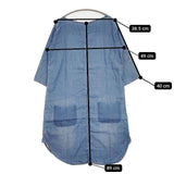 JOURNAL STANDARD テンセル デニムシャツワンピ ワンピース ブルー レディース ジャーナルスタンダード【中古】5-1215M∞