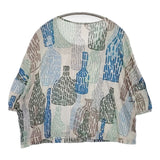 mina perhonen ts8809 bottle コットンカシミヤ サイズ40 カットソー マルチカラー レディース ミナペルホネン【中古】5-1215M∞