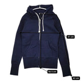 DRESSTERIOR 裏毛 D刺繍 スウェット コットン パーカー ネイビー レディース ドレステリア【中古】5-1225T∞