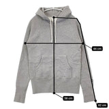 DRESSTERIOR 裏毛 D刺繍 スウェット コットン パーカー グレー レディース ドレステリア【中古】5-1225T∞