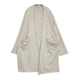 tamaki niime リバーシブルロングカーディガン 羽織り 定価28600円 カーディガン ベージュ レディース 玉木新雌/タマキニイメ【中古】5-1031M♪