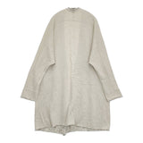 tamaki niime リバーシブルロングカーディガン 羽織り 定価28600円 カーディガン ベージュ レディース 玉木新雌/タマキニイメ【中古】5-1031M♪