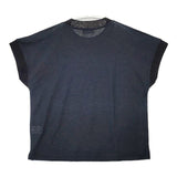 MARGARET HOWELL 578-2168002 LINEN JERSEY 半袖Ｔシャツ カットソー ネイビー レディース マーガレットハウエル【中古】6-0423S∞