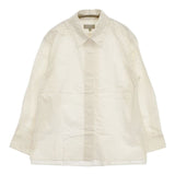 MARGARET HOWELL 578-0253614 YARN DYE COTTON ブラウス シャツ ベージュ レディース マーガレットハウエル【中古】5-1215M∞