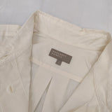 MARGARET HOWELL 578-0253614 YARN DYE COTTON ブラウス シャツ ベージュ レディース マーガレットハウエル【中古】5-1215M∞
