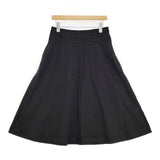 MARGARET HOWELL 578-2232004 DENSE FINE COTTON TWILL スカート 22AW ブラック レディース マーガレットハウエル【中古】5-1215G∞