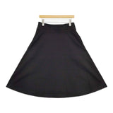 MARGARET HOWELL 578-2232004 DENSE FINE COTTON TWILL スカート 22AW ブラック レディース マーガレットハウエル【中古】5-1215G∞