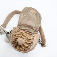 ebagos Summer Break フニュシュリンク ボディーバッグＳ 定価79200円 ショルダーかごバッグ 25SS ベージュ レディース エバゴス【中古】5-0829G♪