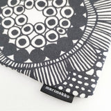 marimekko PIENI SIIRTOLAPUUTARHA 45×45 コットン クッションカバー インテリアその他 ブラック ホワイト レディース マリメッコ【中古】5-1108G◎
