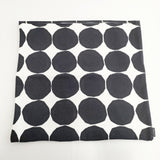 marimekko PIENET KIVET 50×50 コットン クッションカバー インテリアその他 ブラック ホワイト レディース マリメッコ【中古】5-1108G◎
