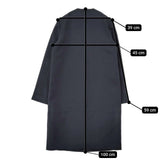 allureville ノーカラー ロングジャケット コート ネイビー レディース アルアバイル【中古】5-1225T∞