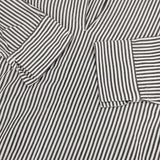 GALERIE VIE ストライプ プルオーバー コットン ブラウス シャツ ホワイト グレー レディース ギャルリーヴィー【中古】5-1215M∞