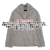 GALERIE VIE ストライプ プルオーバー コットン ブラウス シャツ ホワイト グレー レディース ギャルリーヴィー【中古】5-1215M∞