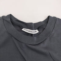 mina perhonen respiration ハーフスリーブカットソー 定価16500円 Ｔシャツ 25SS チャコールグレー レディース ミナペルホネン【中古】5-0902S♪