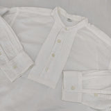 45R/45rpm カディのピンタック908シャツ 定価44000円 コットン プルオーバー ブラウス シャツ ホワイト レディース フォーティーファイブアールピーエム【中古】5-1215M∞