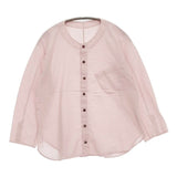 babaghuri コットン ノーカラー インド製 J0532FB891 ブラウス シャツ ピンク レディース ババグーリ【中古】5-1215M∞