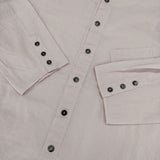 babaghuri コットン ノーカラー インド製 J0532FB891 ブラウス シャツ ピンク レディース ババグーリ【中古】5-1215M∞