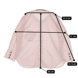 babaghuri コットン ノーカラー インド製 J0532FB891 ブラウス シャツ ピンク レディース ババグーリ【中古】5-1215M∞