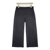 theory luxe ワイドスラックスパンツ COTTON LUXE パンツ ブラック レディース セオリーリュクス【中古】5-1215G∞