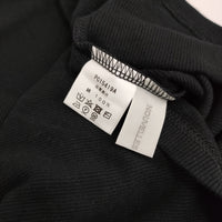 NOUVELLES DU PARADIS コットンテレコ タートルネック 定価4180円 リブ カットソー ブラック レディース ヌーベルドゥパラディ【中古】5-0902M♪