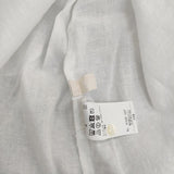 nest Robe 小谷実由コラボ UpcycleLino EP blouse 定価23100円 01222-1227 ブラウス シャツ 22SS ホワイト レディース ネストローブ【中古】6-0305M∞