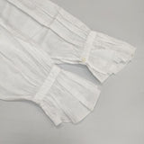 nest Robe 小谷実由コラボ UpcycleLino EP blouse 定価23100円 01222-1227 ブラウス シャツ 22SS ホワイト レディース ネストローブ【中古】6-0305M∞