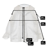 nest Robe 小谷実由コラボ UpcycleLino EP blouse 定価23100円 01222-1227 ブラウス シャツ 22SS ホワイト レディース ネストローブ【中古】6-0305M∞