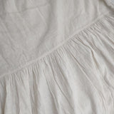 nest Robe 近江晒天然染め ギャザーフレアワンピース 01231-1019 ワンピース 23SS オフホワイト レディース ネストローブ【中古】6-0305M∞