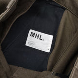 MHL. 595-3143500 SOFT COTTON DRILL 定価29700円 サイズ0 パンツ 23SS カーキ レディース エムエイチエル【中古】5-1215G∞
