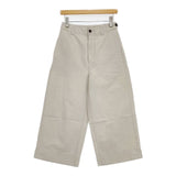 MHL. DRY COTTON LINEN TROUSERS 595-3143504 定価30800円 サイズ0 パンツ 23SS ライトグレー レディース エムエイチエル【中古】5-1215M∞