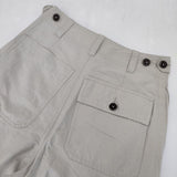 MHL. DRY COTTON LINEN TROUSERS 595-3143504 定価30800円 サイズ0 パンツ 23SS ライトグレー レディース エムエイチエル【中古】5-1215M∞