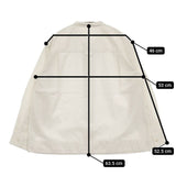 MHL. 595-4153501 COMPACT COTTON POPLIN 定価25300円 ブラウス シャツ 24SS オフホワイト レディース エムエイチエル【中古】5-1215M∞