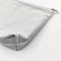 MHL. 非売品 UPCYCLED COTTON アップサイクルコットン 小物入れ ポーチ ライトグレー レディース エムエイチエル【中古】5-1012G∞