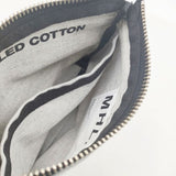 MHL. UPCYCLED COTTON アップサイクルコットン 小物入れ ポーチ ライトグレー レディース エムエイチエル【中古】5-1012G∞