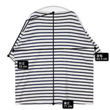 Toujours ボーダー ボートネック 半袖Ｔシャツ カットソー ホワイト ネイビー レディース トゥジュー【中古】6-0423S∞