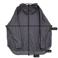 Toujours フリルカラー ラッフルカラー コットンシルク サイズ2 ブラウス シャツ ブラック レディース トゥジュー【中古】5-0902M♪
