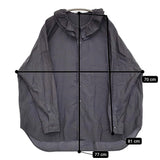 Toujours フリルカラー ラッフルカラー コットンシルク サイズ2 ブラウス シャツ ブラック レディース トゥジュー【中古】5-0902M♪