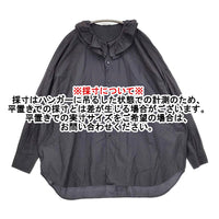 Toujours フリルカラー ラッフルカラー コットンシルク サイズ2 ブラウス シャツ ブラック レディース トゥジュー【中古】5-0902M♪